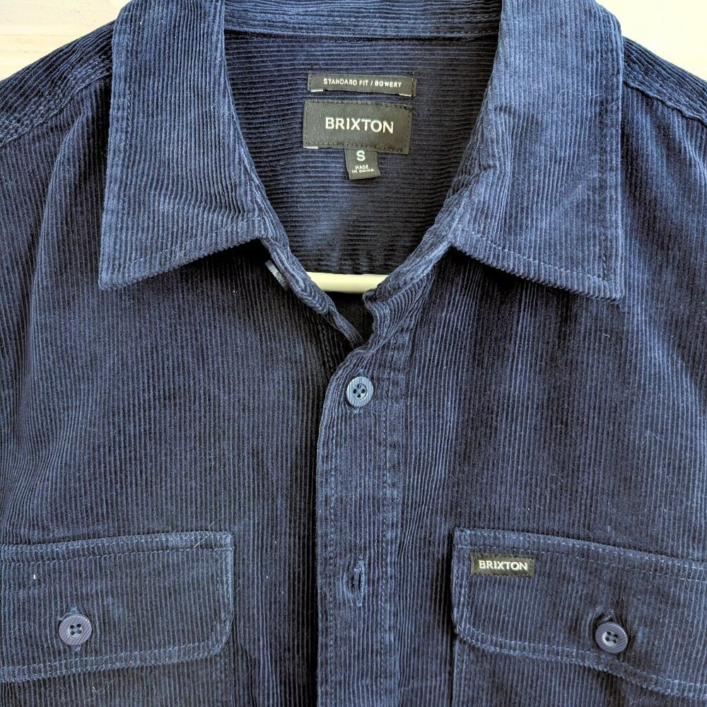 Brixton navy corduroy shirt - Picture 3 of 3